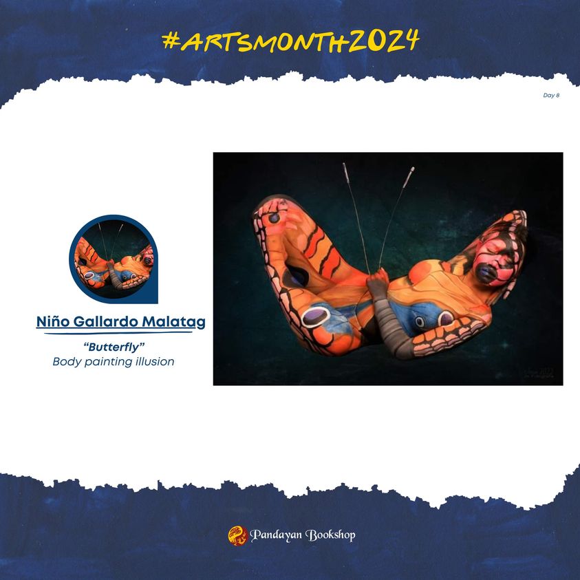 #ArtsMonth2024: BUTTERFLY Body Painting Illusion